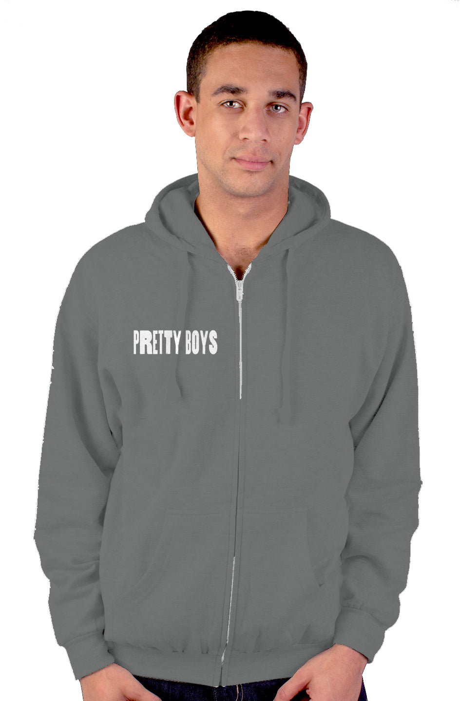 Pretty Boys Gothic zip up hoody Charc
