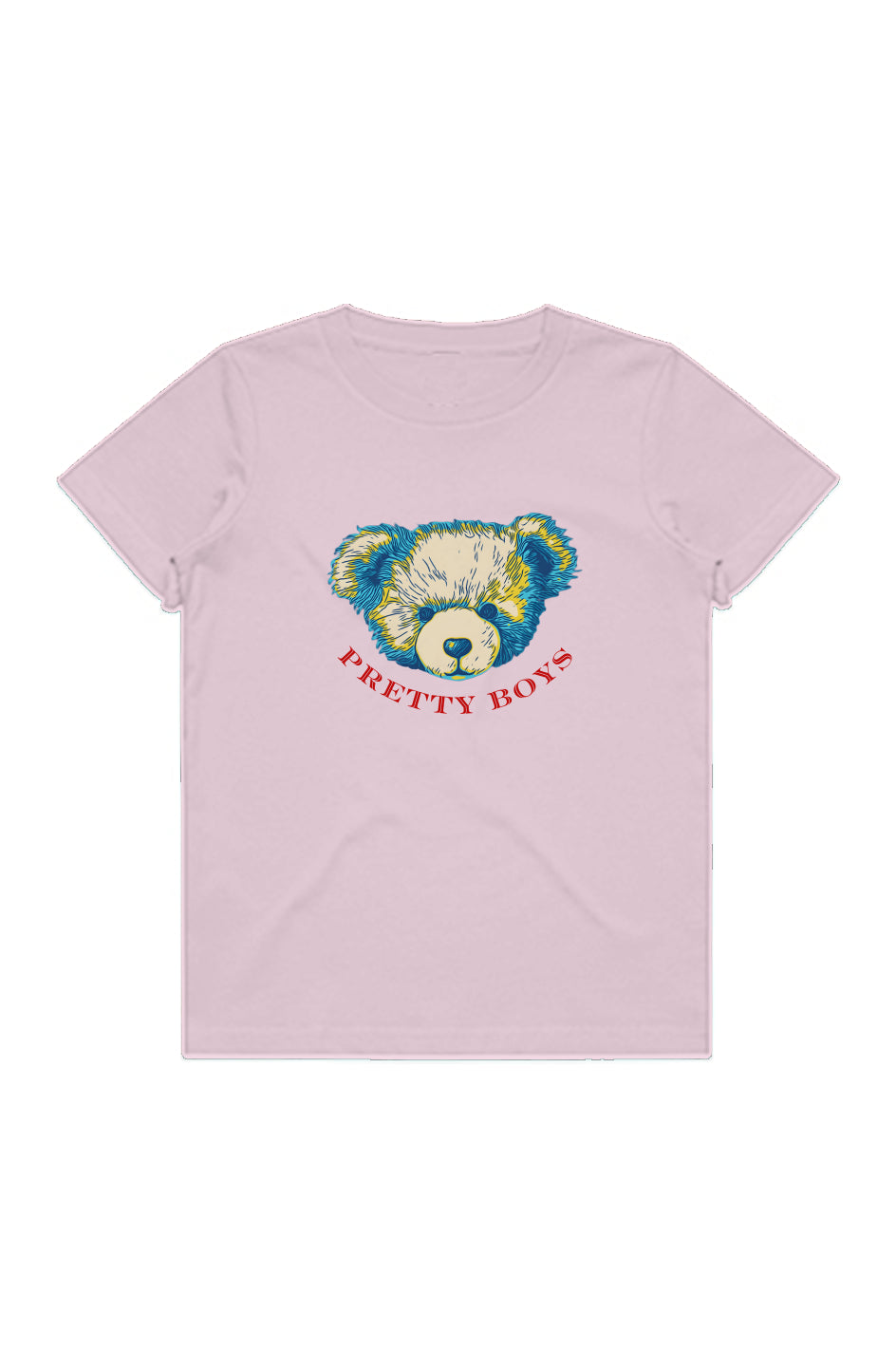 Youth Pretty Boys Teddy Bear Staple T LT PNK