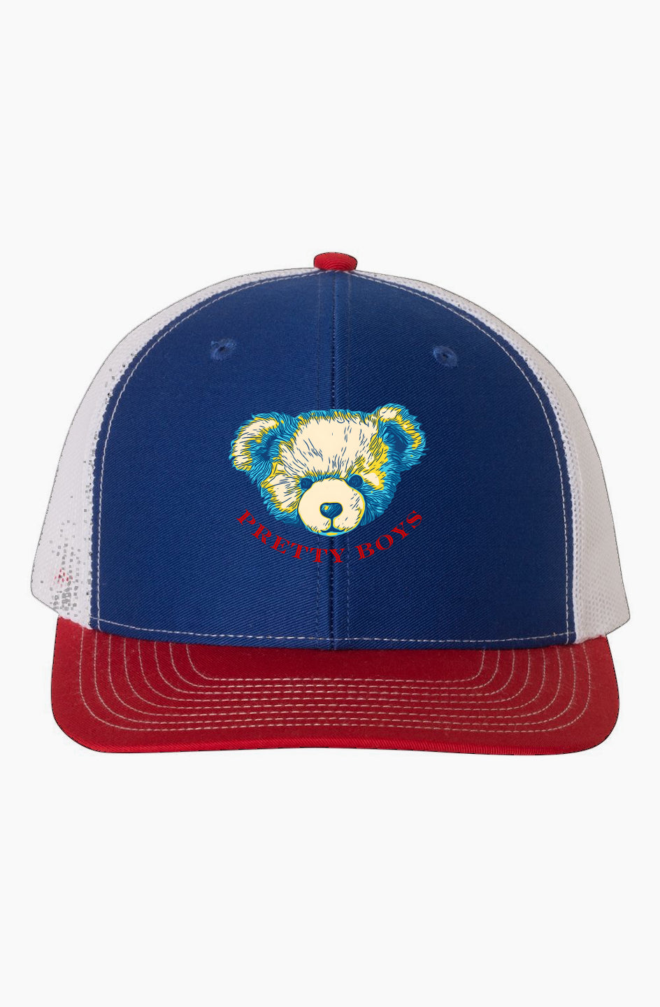 Pretty Boys Teddy Bear Richardson-Royal Red White