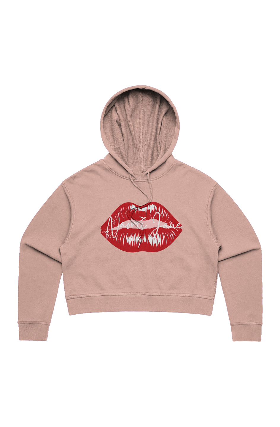 Naomi Jane Kiss Crop Hoodie LT PNK