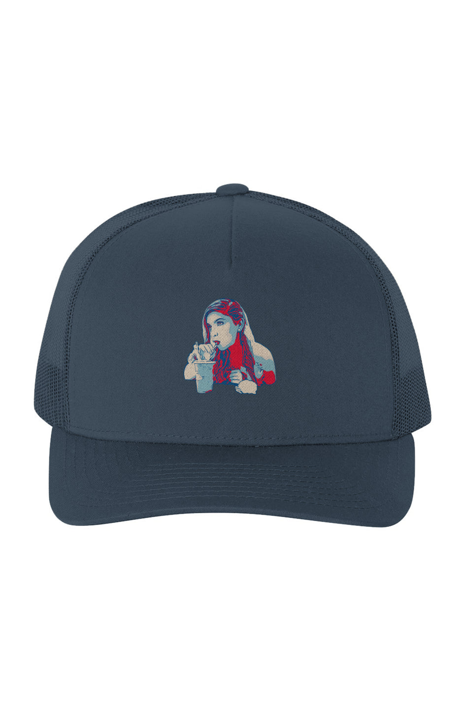 Why Not Five-Panel Retro Trucker Cap NVY