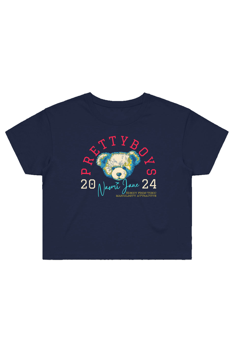 Pretty Boys Collegiate Letterman Crop Tee