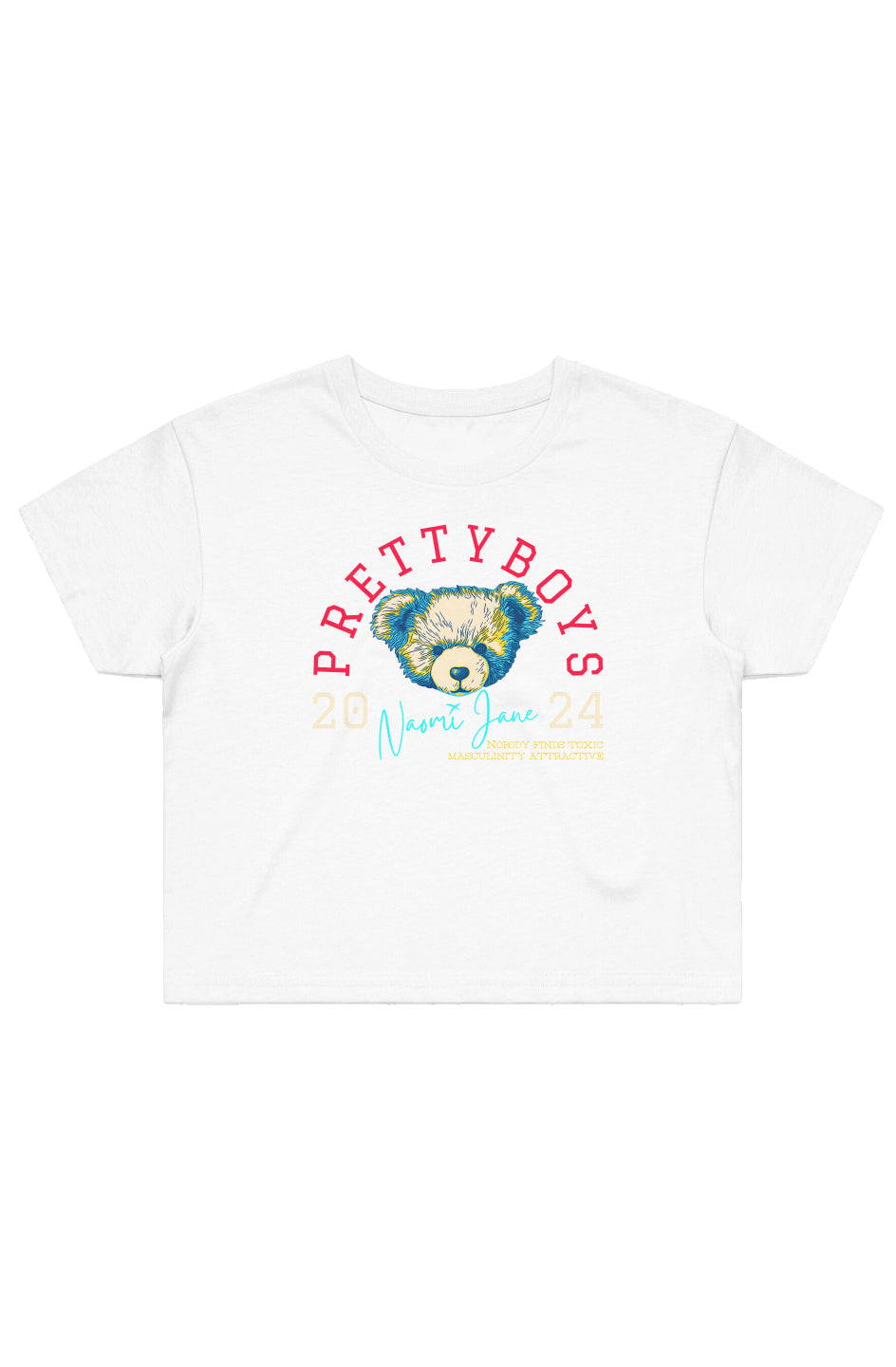 Pretty Boys Collegiate Letterman Crop Tee