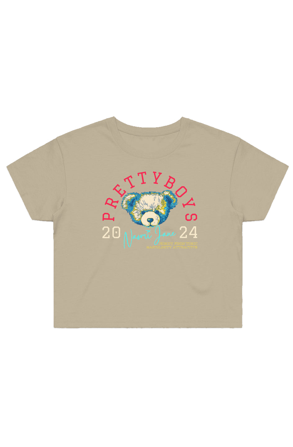 Pretty Boys Collegiate Letterman Crop Tee