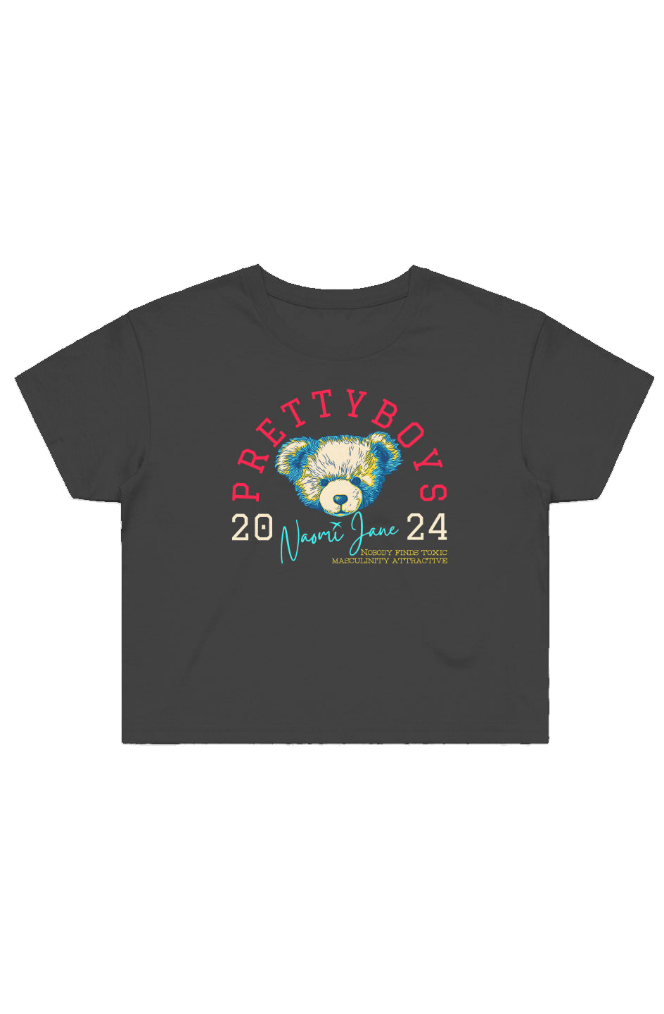 Pretty Boys Collegiate Letterman Crop Tee