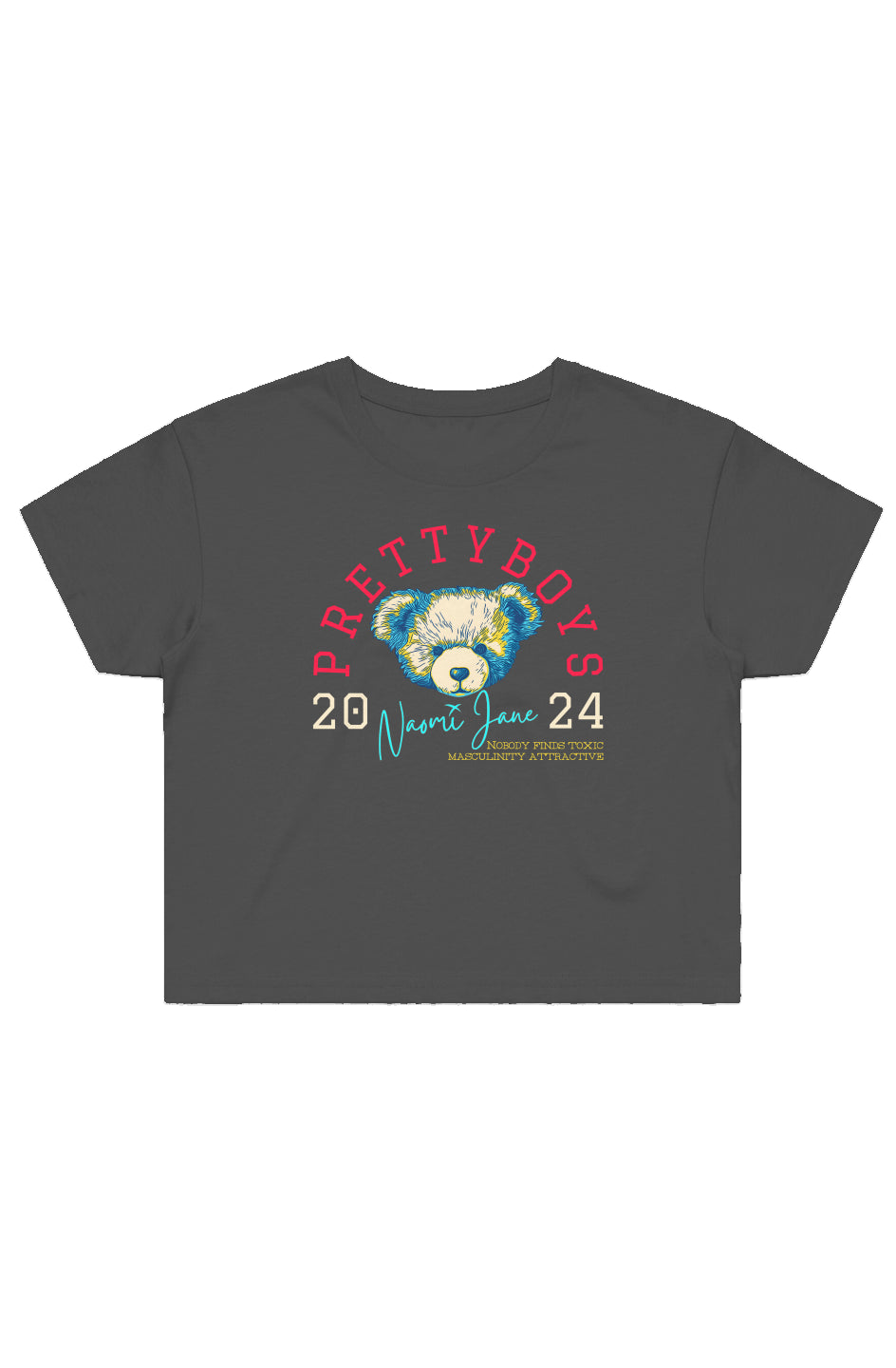 Pretty Boys Collegiate Letterman Crop Tee