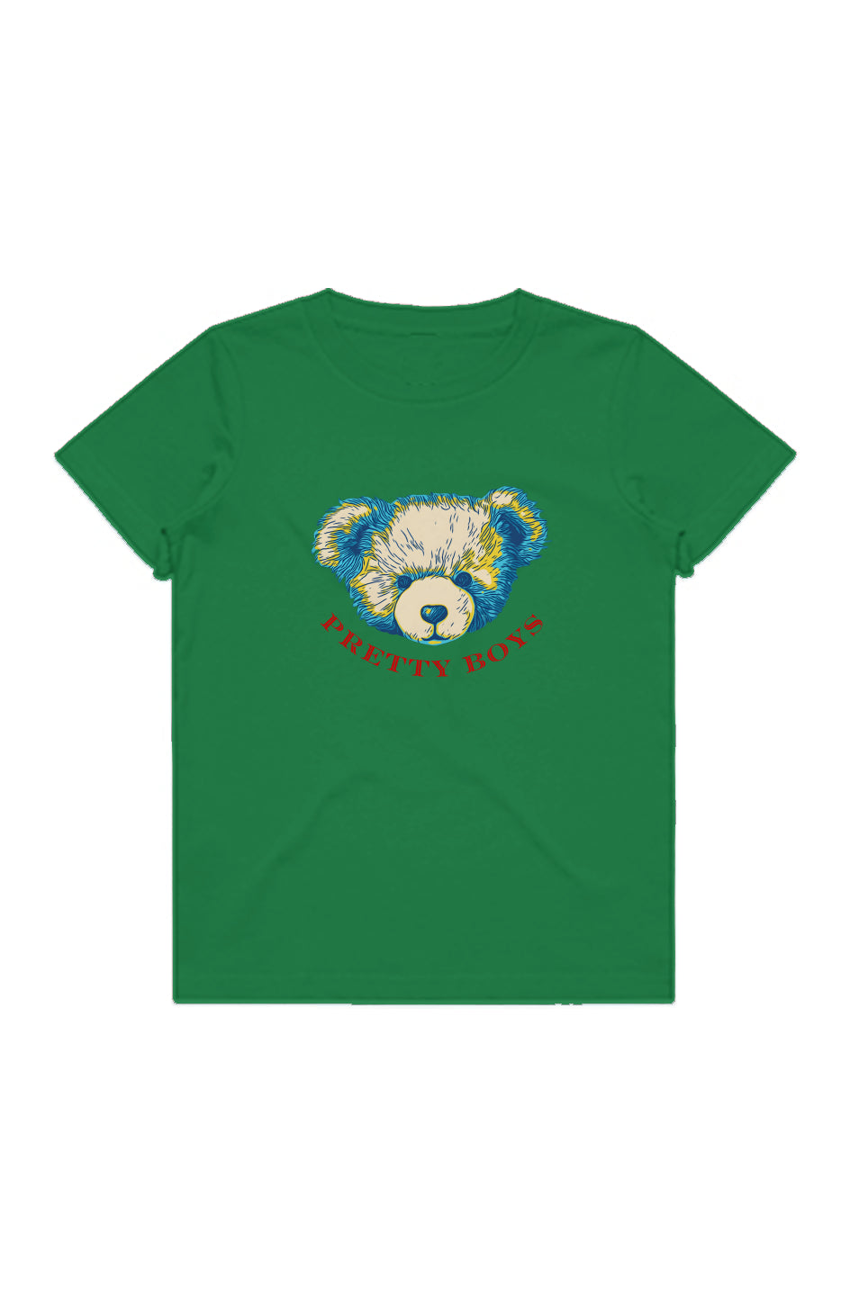 Youth Pretty Boys Teddy Bear Staple T GRN